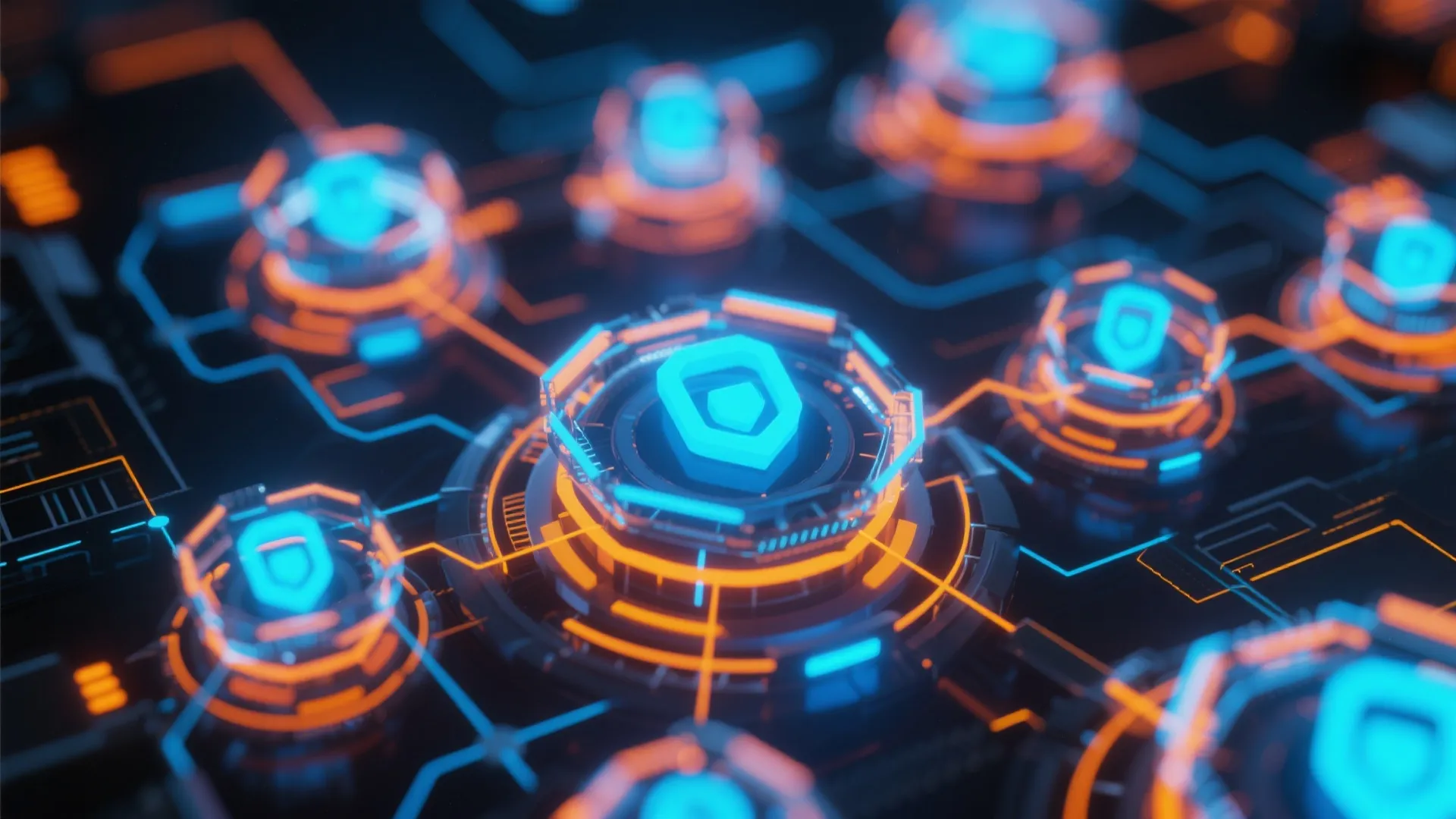 Secure Network Background